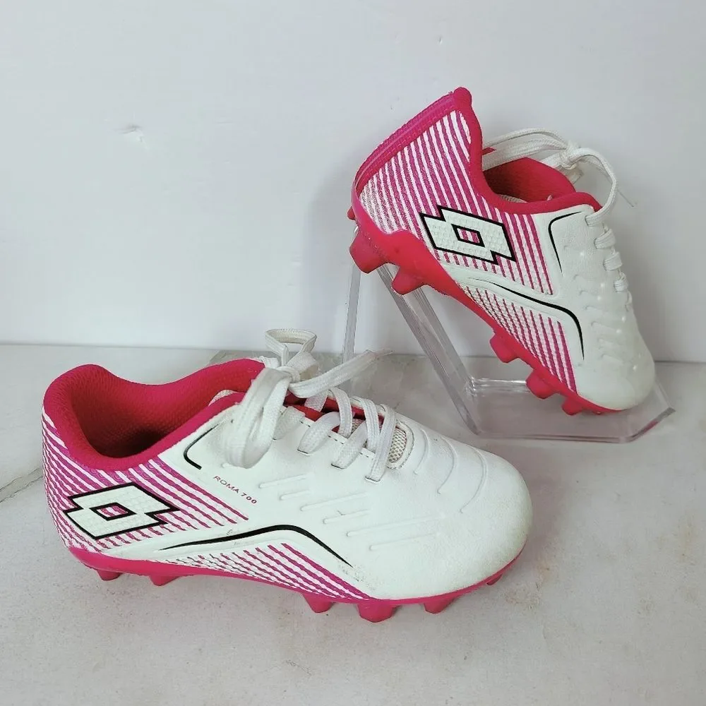 Lotto Toddler Girls' Roma 500 Soccer Cleats, Pink White, Sz 9K